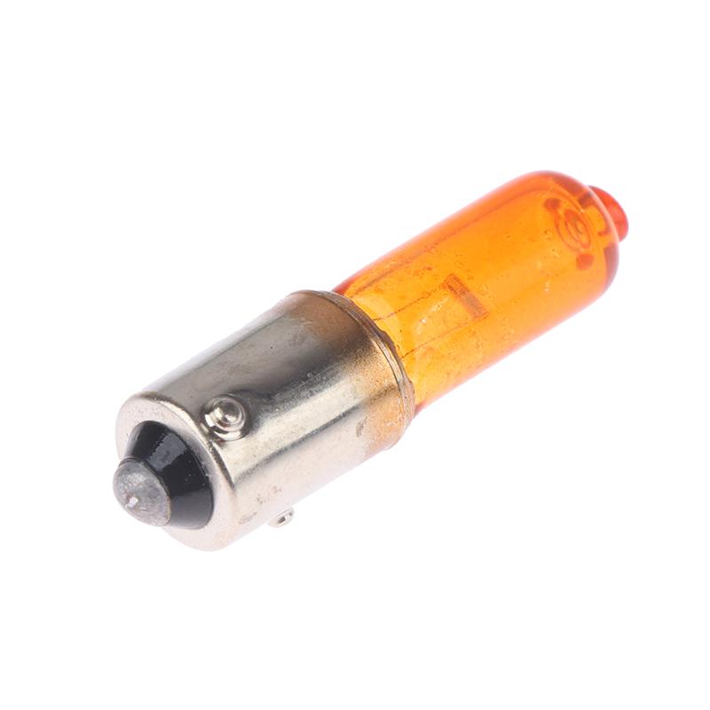 2Pcs Amber Light Bulbs Universal 12V 21W Auto Car Motorcycle Motorbike Scooter Mini Miniature Indicator