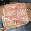 Imitation Cashmere Scarf Versatile Camellia Four-leaf Clover Thermal Air Conditioner Shawl with Fashionable Scarf