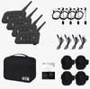Xinowy V4c PRO Football Referee 4-Person Walkie-Talkie Set: In-Ear Left Ear, 3 Units + Bag