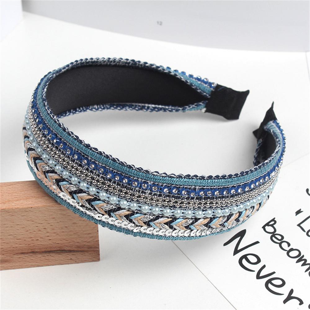 New Knotted Headbands for Women Headdress Girls Vintage Hair Bands Cloth Wide Hairband Soft Hair Hoop Hair Accessories Headwear