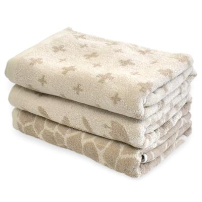 Bath Towel Set of 3 Imabari Towel Grace Nordic Nordic Absorbent Soft Cotton Made In Japan Quick Drying Fluffy Medium Thick Floral Pattern Animal Cloth