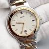 Used [New Battery] Vintage 1990 SEIKO PRESAGE 5E39-6A10 Men's Watch Gold & Silver Combination Ultrasonic Cleaned