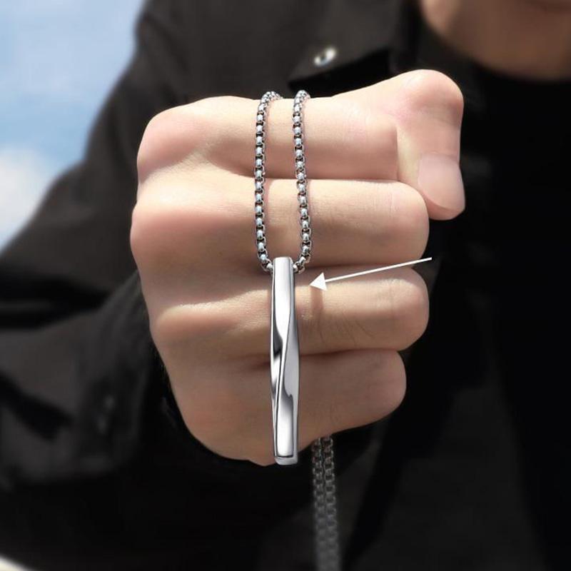 Men's Necklace Lady's Necklace New Pendant Necklace Tide Hip Hop Necklace Stainless Steel Pendant Jewelry
