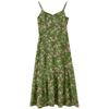 Sancai 2026 Spring Floral A-line Maxi Dress