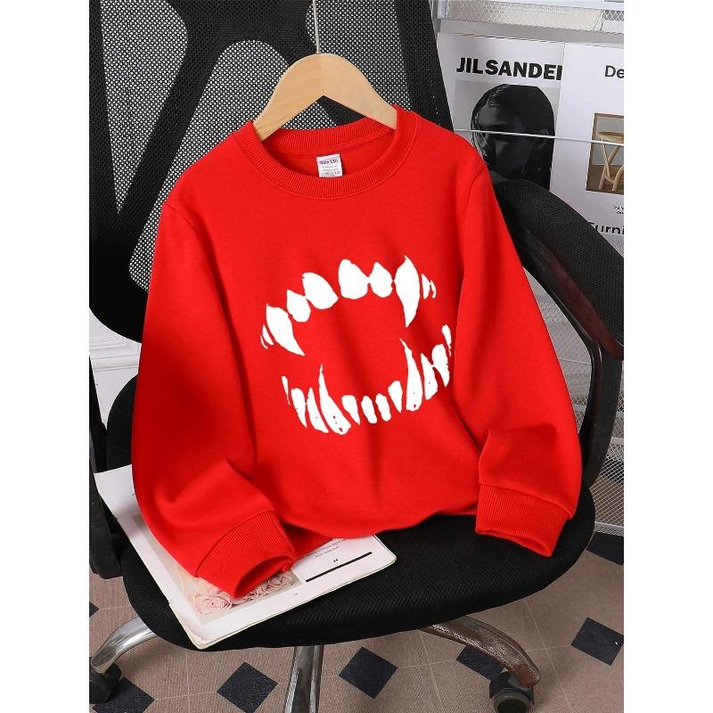 Kids Sweatshirt Crewneck Sweatshirt - Machine Washable,Spring And Autumn,Sportswear,Casual Wear, Soft ,Comfortable,Children's Clothing