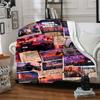 Grand Theft Auto Personalized Name Blanket Multi-purpose Customizable Blanket Durable Comfort Throw For Nap Home Decor Office Couch All-Season Use