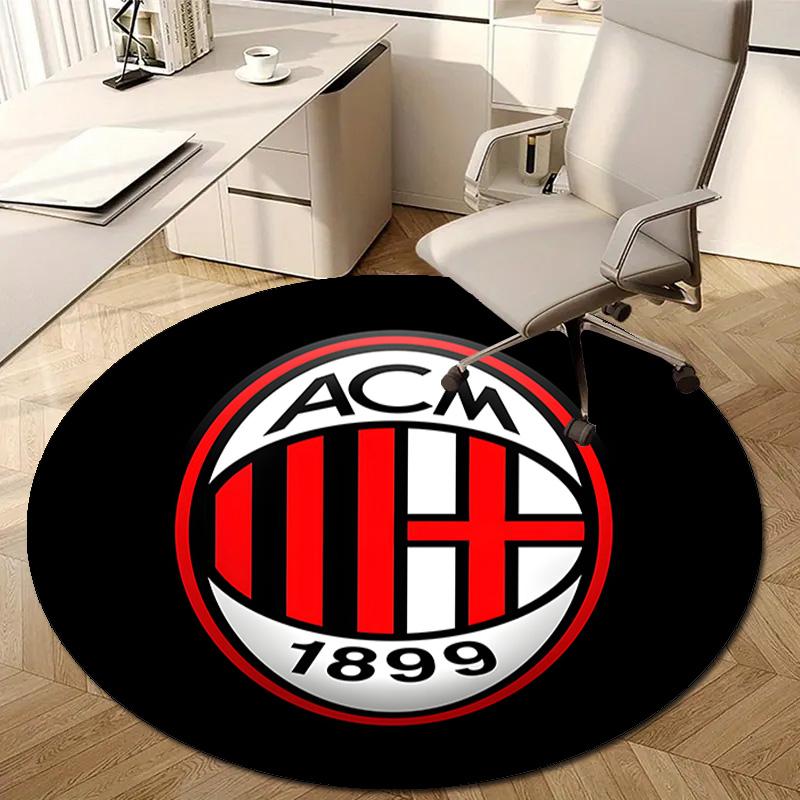 1pc Football Team (7) Design Printed Area Round Carpet for Bedroom Living Room Home Decor Rugs Mat Non Slip Mat Rug for Bedside