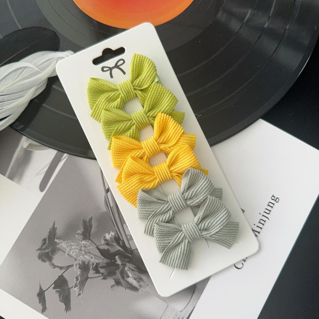 Multi Colored Hair Clip, Children's Bow Combination Hair Clip, Set Of 10 Pieces