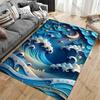 Dreamy ocean night sky carpet Yoga living room room decor children's crawling mat doormat area rug games mat
