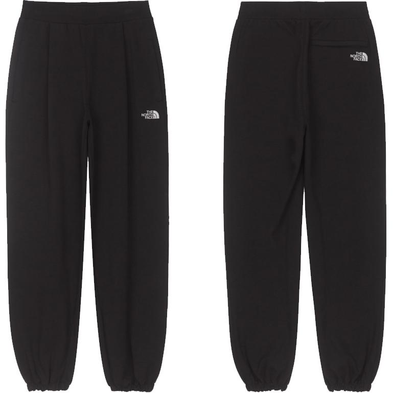 The North Face Loose Fit Cuffed Quick Dry Casual Pants With Logo Women Bottoms Black NP6KQ81J