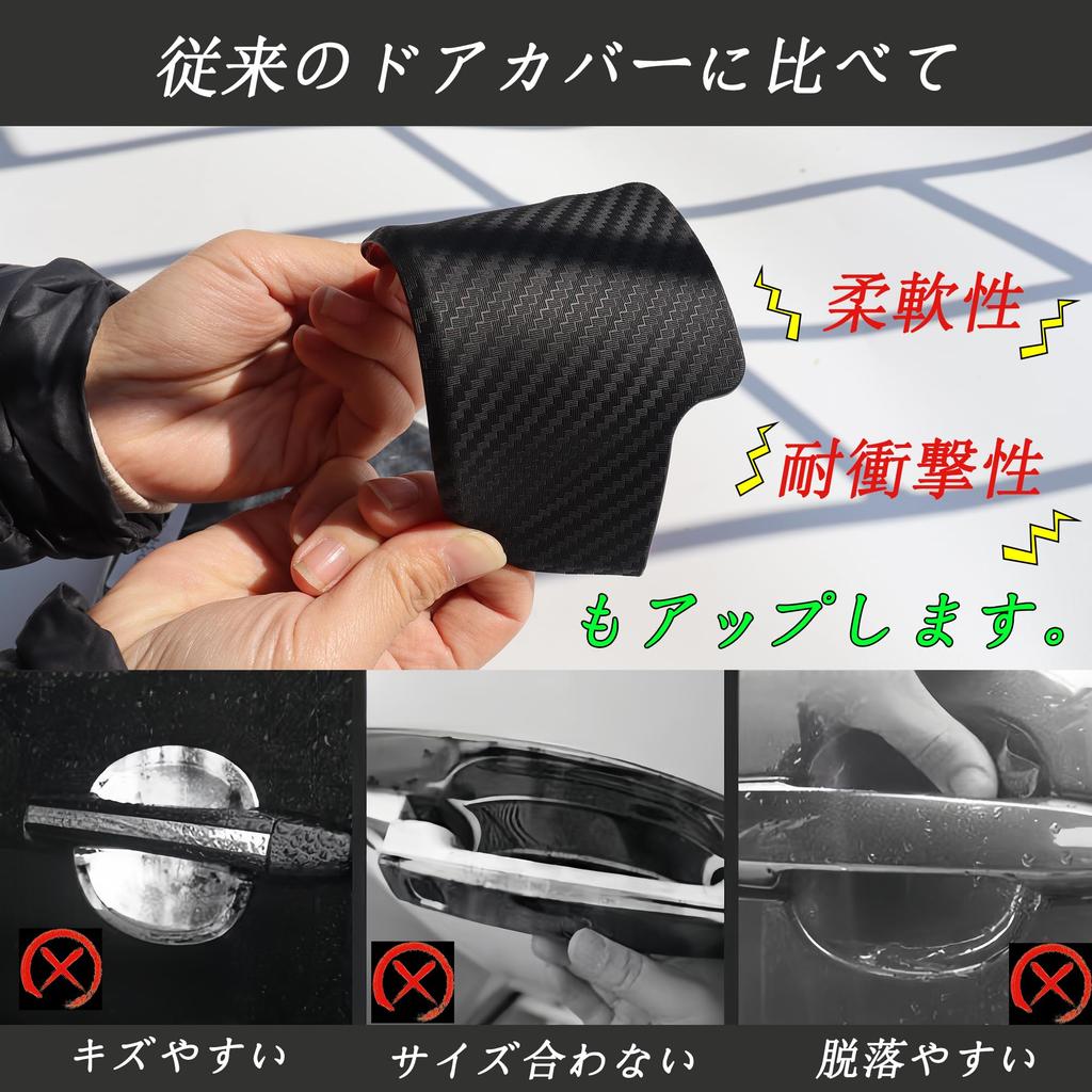 RXCARGO Door Knob Under Cover for Toyota Hiace 200 Series 8th Models Smart Entry Equipped Vehicles Exterior Door Parts Car Parts Exclusive Door Panel