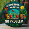 2D Flat Metal Sign Hanging Home Decor Wall Art Tin Plate Ornament