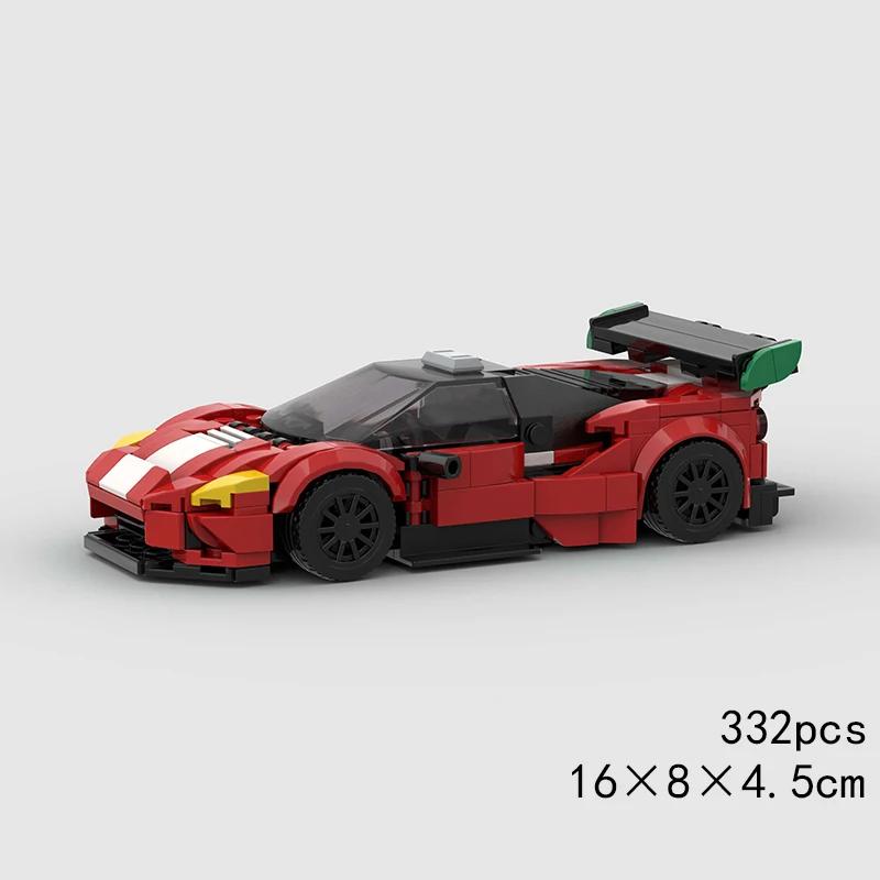 Speed Convertible MOC Car Super Race Technical Vehicle Model Building Block Racing Rally Sports Brick Christmas Gift Toy City