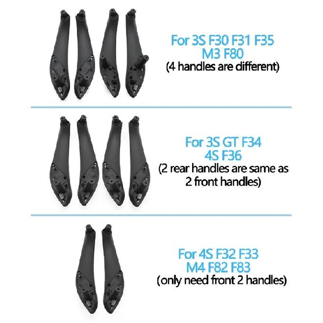 Car Door Handle ide Pull Trim Cover For BMW 3 4 Series M3 M4 F30 F31 F32 F33 F34 F35 F36 F80 F82 F83 316d 318d 320d 325d
