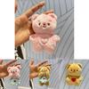 Charming Cartoon Butter Bear Plush Doll Keychain For Children With Cozy Fabric And Fun Design