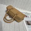 2025 Women's Cowhide Boston Bowling Bag: Versatile Shoulder & Messenger Bag for Commuting & Fashion