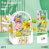 Snow Reflections Lampshade Perpetual Flower Basket Rose Flower Puzzle Creative Ornament Building Blocks