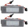 License Plate Lights LED Lamps Citroen C2 C3 C4 C5 C6 Jumpy