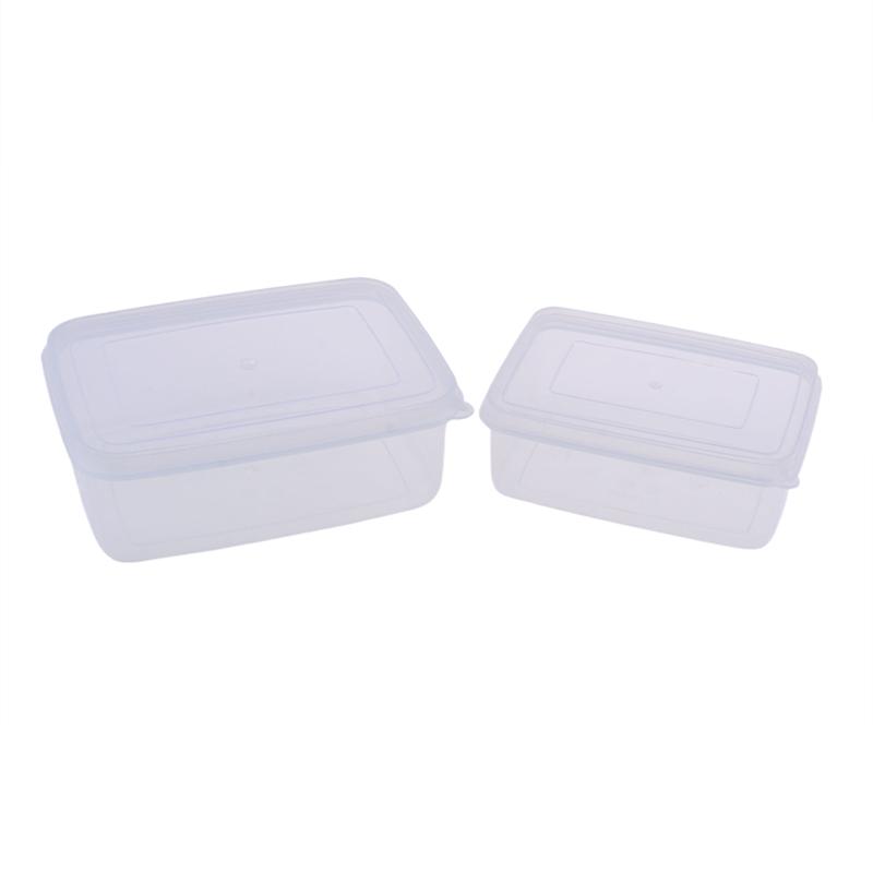 300/500 ml recipient dreptunghiular din plastic transparent special pentru frigider sigilat cutie de depozitare bucatarie de calitate alimentara
