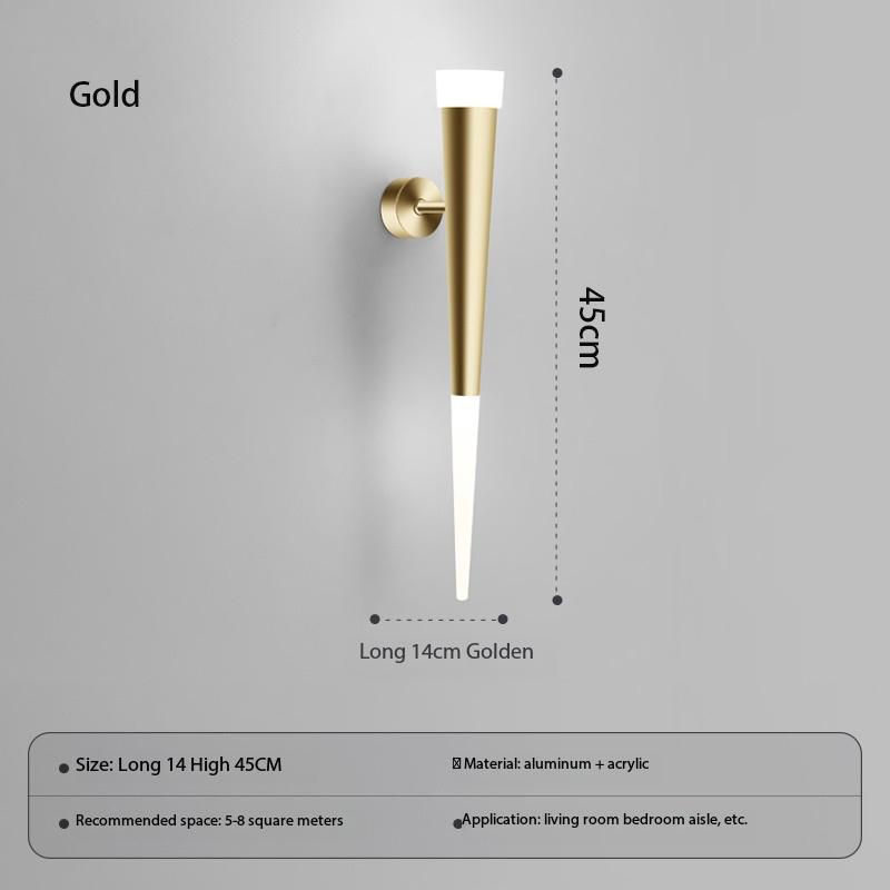 Nordic Minimalist Line Wall Lamp Modern LED Wall Mounted Living Room Bedside Light Home Interior Wall Sconces Decor furniture