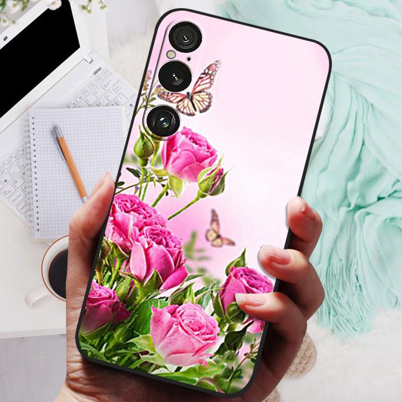 For Sony Xperia 1 VI Case Animals Soft Silicone TPU Back Cover Phone Cases For Sony Xperia1 VI Protective Bumper Shockproof Capa