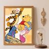 Diamond Painting Kit Unframed, Winnie the Pooh & Friends Classic Style Home Decor Craft, Perfect Gift Idea