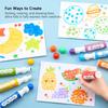 Shuttle Art Dot Marker Set of 10 For Kids Pens, Colors, 40ml, Water-Based, Washable,
