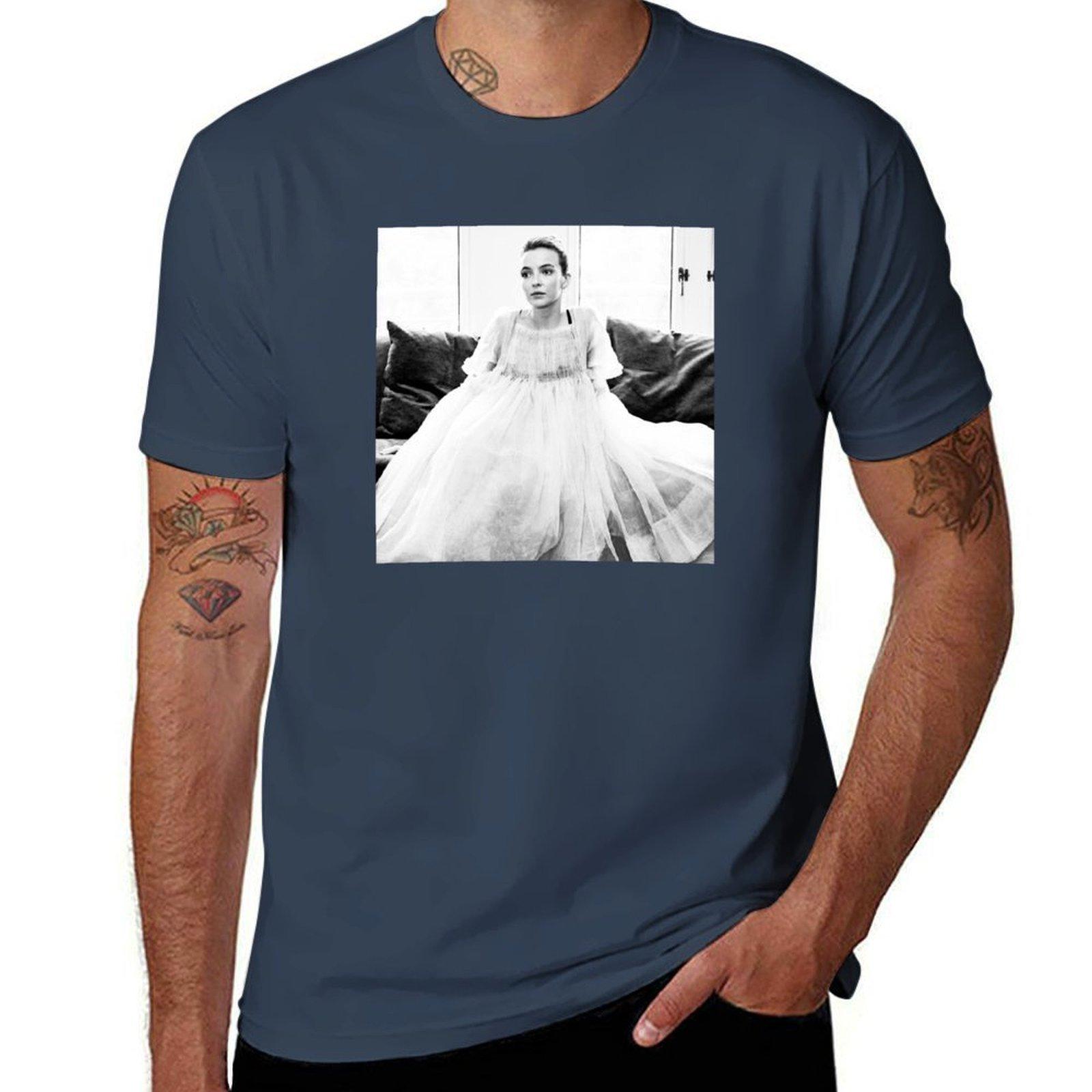Villanelle Tshirt Regular Fit Plain Tee Shirt S