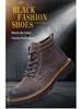Men's 2020 Winter British High Top Genuine Leather Matte Boots