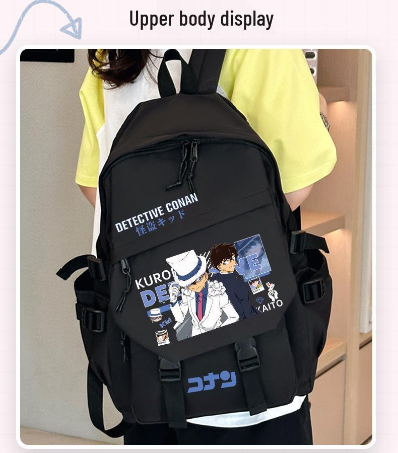 Detective Conan x Kaito Kid Large Capacity Backpack for Students
