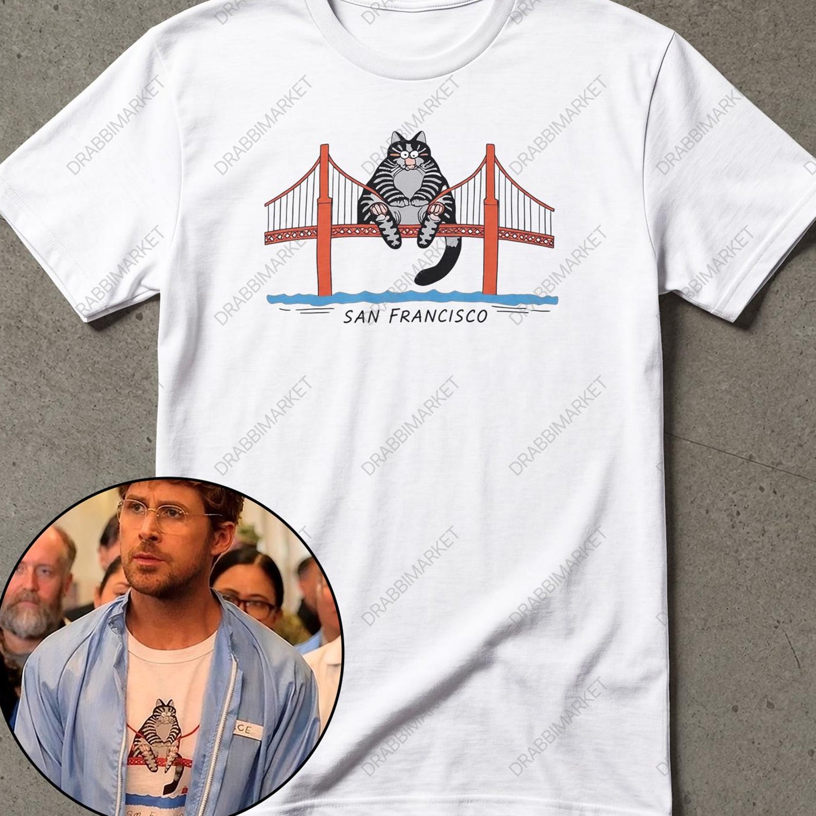 Ryan Gosling San Francisco Cat Shirt Dr Grace s, Project Hail Mary Shirt, Hail Mary Shirt 3XL