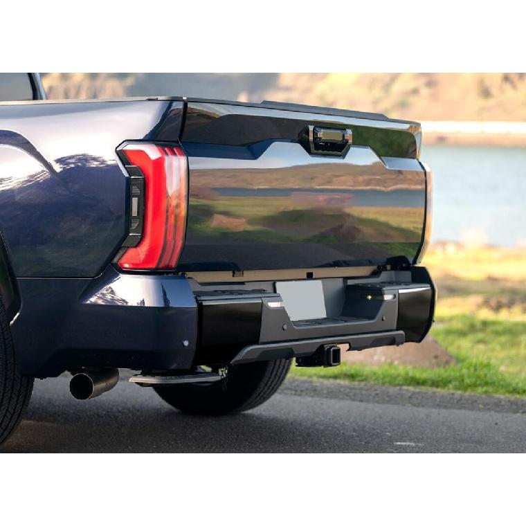 Autozubehör Passend für Toyota Tundra 2025 2024 2023 2022 Heckstoßstangen-Schutz Ecken-Schutz Seitenstoßstangen-Abdeckung Zierleiste (Glänzend schwarz) 2 Stück ABS