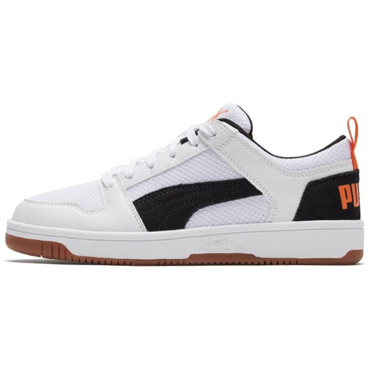 PUMA Rebound Layup Lo White Black Men s 370914-02 EU 35.5