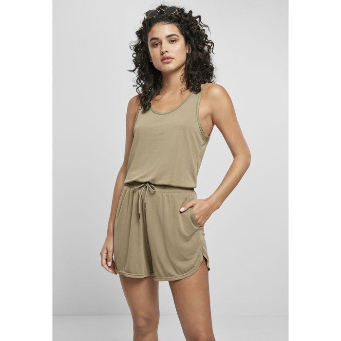 Combinaison sans manches - Urban Classics - Modèle unique - Décolleté profond - Poches avant - Tissu modal