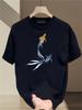 Heavyweight Trendy Brand Pure Shortsleeve Tshirt For Unisex Summer Korean Style Print Casual Versatile Top For Unisexs Clothing