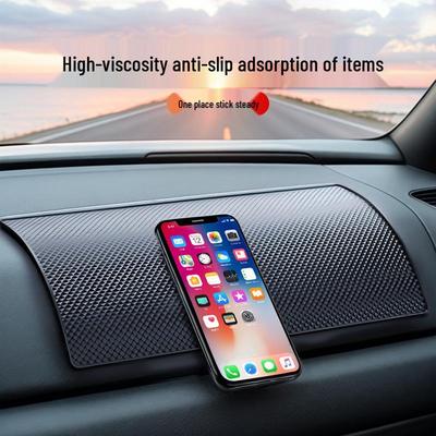 Alfombrilla de Silicona Antideslizante Multifuncional para Interior de Coche para Teléfono y Decoración