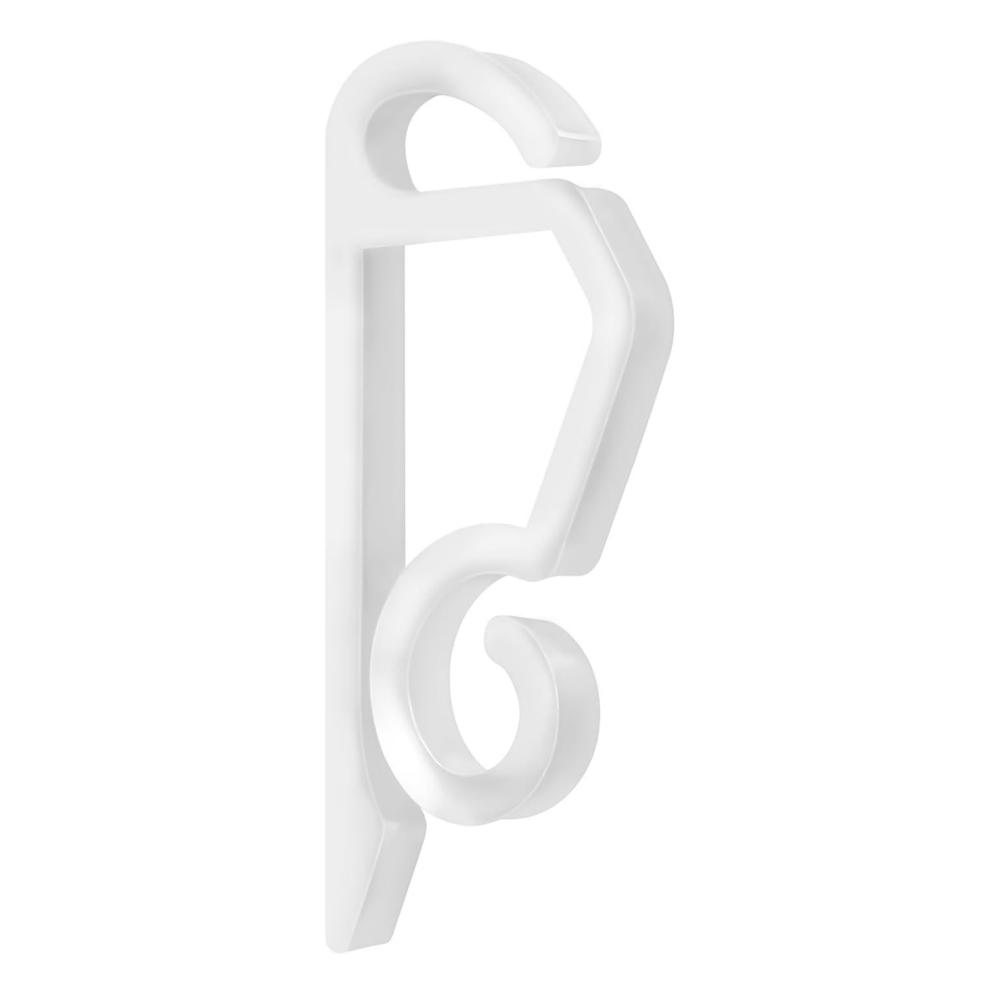 

20-120PCS Light String Clip Hook Outdoor Weatherproof Led Cable String Rope S-Shaped Clip Hooks For Christmas Holiday Decor Clip 20pcs білий