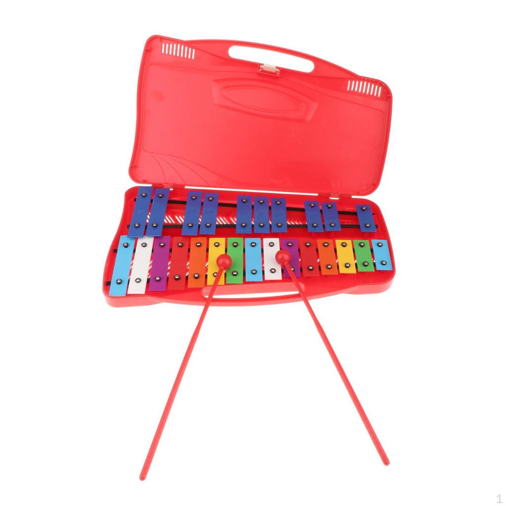 25 Note Xylophone Package Including Case And Mallets for All Ages