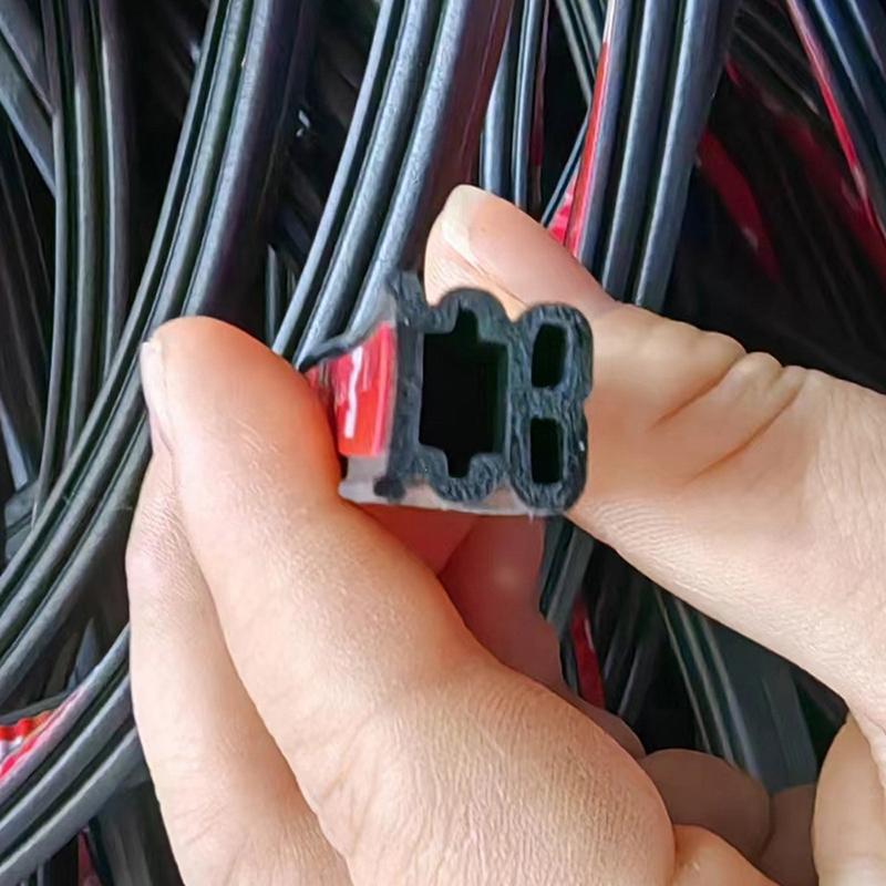 5meters/Set Car Seal Strips Thickened Auto Weatherstrips Soundproof Rubber Car Sealing Strip Auto Noise Insulation Accessories