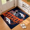 Denver Broncos Carpet Door Mat for Living Room or Bedroom Protective Mat Under Chair Office Decoration Christmas Gift Birthday Present