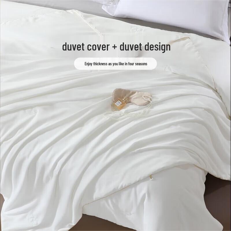 Fuanna 100% Mulberry Silk All-Season Mother-Child Quilt