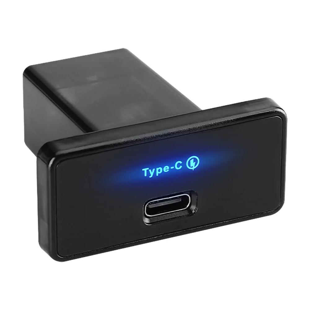 18W/30W Car Charger Fast Charging PD Type C/USB Car Charger Power Socket USB Phone Charger Adapter Panel for RV Boat Truck
