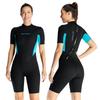 3mm Full Bodysuit Wetsuit Men Women Short Sleeve Thermal Dive Surf Snorkel Swimsuit Chloroprene Neoprene