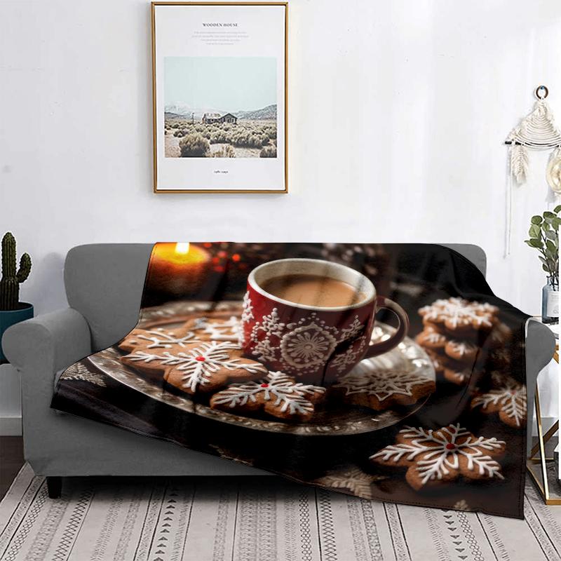 Wohndekoration Plüsch Überwurf Sofadecke Tagesdecke Bett flauschig weiche Decken Dekor Plaid Modern Halloween Frohe Weihnachten Winter