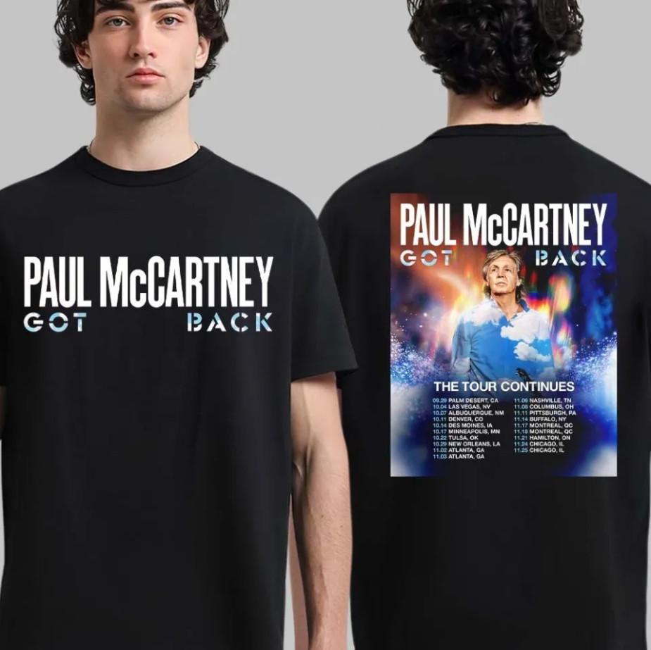 

Paul McCartney 2025 North American Tour Continues Graphic Shirt Unisex T-Shirt XXXXL