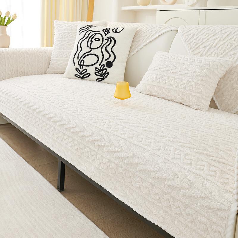 

Подушка для дивана на все сезоны, новая нескользящая ткань для покрытия спинки, простая современная подушка, утолщенный зимний чехол для дивана 70*70cm