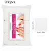 300/600pcs Nail Polish Remover Wipes Nail Cleaning Pads, Non Woven Nail Pads For Women Girl Beauty Salon Armor-removing Towel