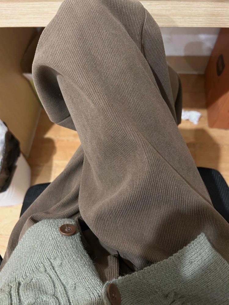 

Модные однотонные женские новые вельветовые брюки с широкими штанинами Y2k с высокой посадкой свободные универсальные Харадзюку повседневные прямые модные брюки 2XL кофейный