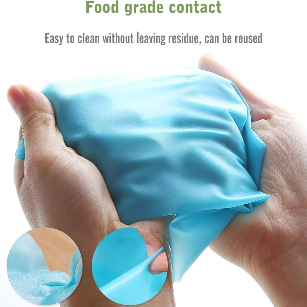 Cake Piping Tools Reusable Silicone Pastry Bag Stainless Steel Nozzle Icing Bag for Decoration Baking Tool Kitchen Accessories