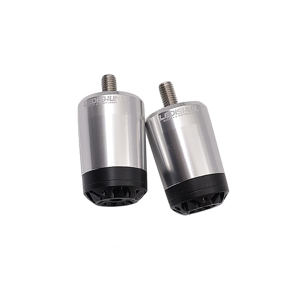 Motorcycle Bar End Left and Right Set for Honda (M6) серебряный